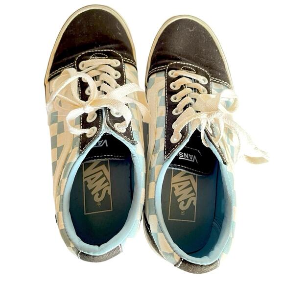 Vans Old Skool Lace Up Sneakers Checkerboard Size 7 - Picture 7 of 10